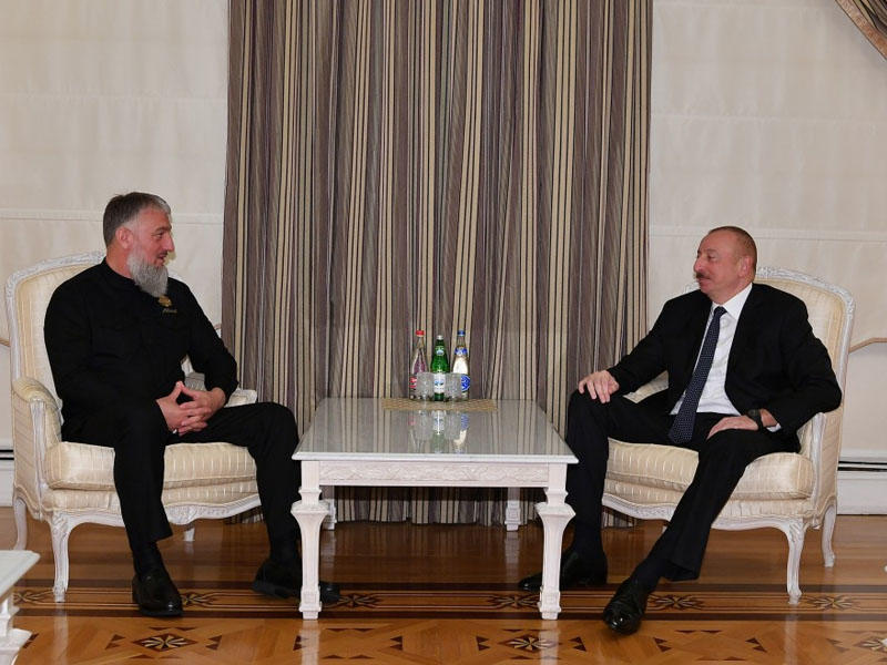 Prezident İlham Əliyev Çeçenistan Respublikası başçısının müşavirini qəbul edib