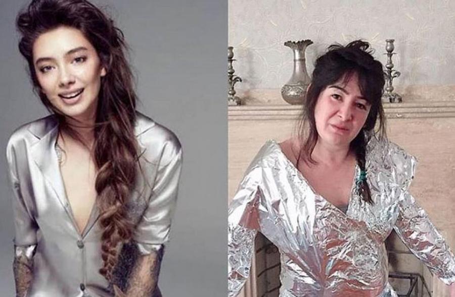 Neslihan Atagülün geyimini lağa qoydu