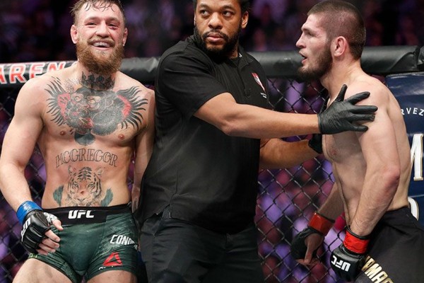 Makqreqor Həbib Nurməhəmmədovun arvadını təhqir etdi - FOTO