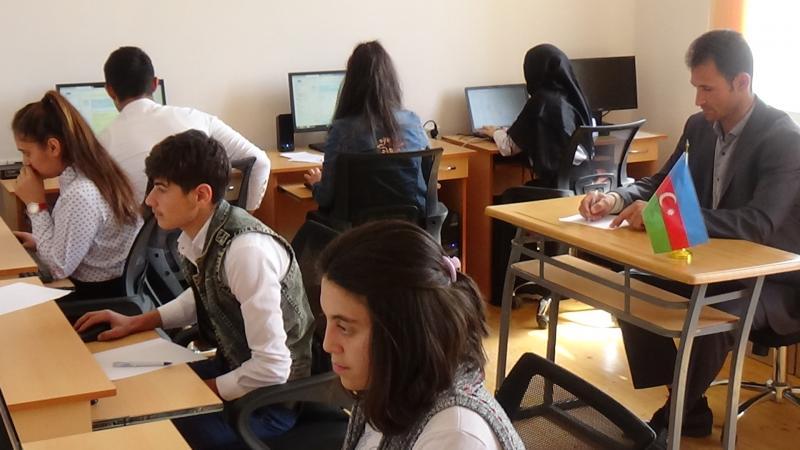 ГЭЦ Азербайджана провел в школе в Джоджуг Марджанлы выпускные экзамены в режиме онлайн
