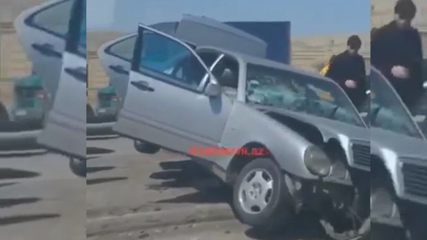 Bakı-Ələt yolunda ağır qəza: Xəsarət alanlar var - VİDEO