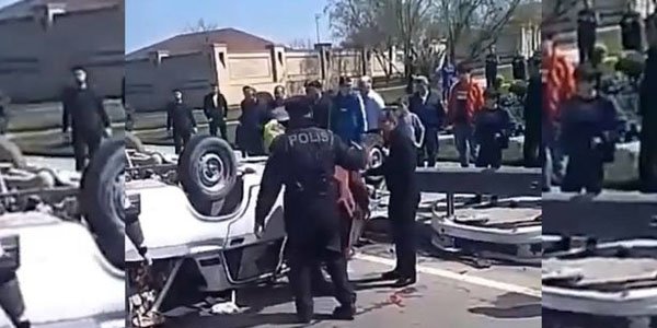 SON DƏQİQƏ: Aeroport yolunda ağır qəza: yaralılar var (VİDEO)