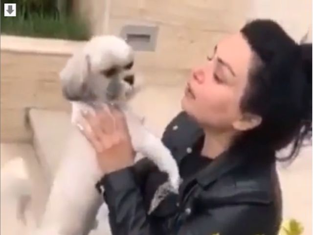 Sənə qurban olum Riçi: Gözyaşlarını tökən qadın itini tapdı - VİDEO