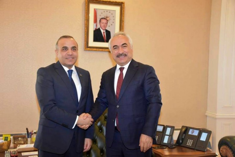 Azay Quliyev Ankarada Türkiyə parlamentinin vitse-spikeri ilə görüşüb - FOTO