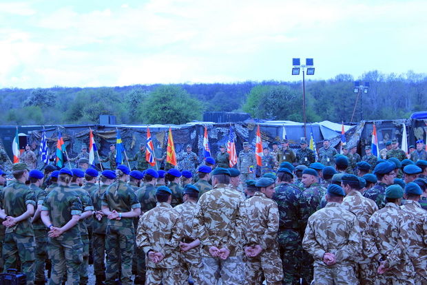 Azərbaycan hərbçiləri NATO təlimlərində - FOTO