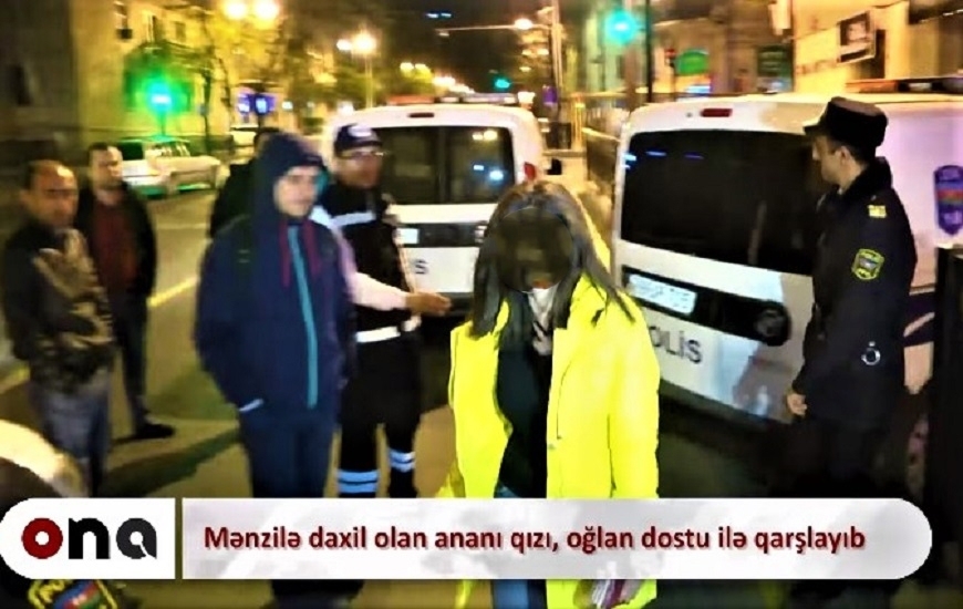 В Баку мать застала дочь с парнем в квартире - ВИДЕО