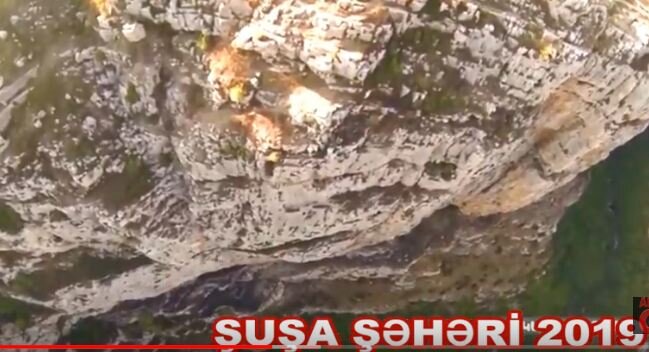 Şuşanın dronla çəkilmiş görüntüləri yayıldı – VİDEO