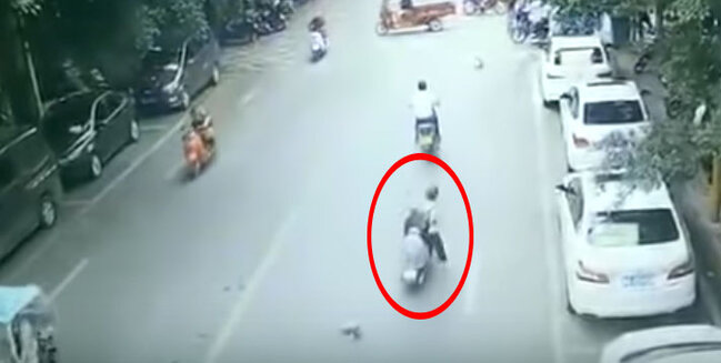 Başına qaz düşdü, xəstəxanalıq oldu – Video