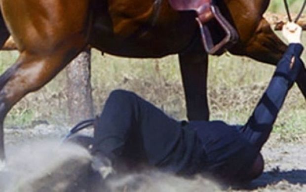 В Тертере автомобиль насмерть сбил всадника