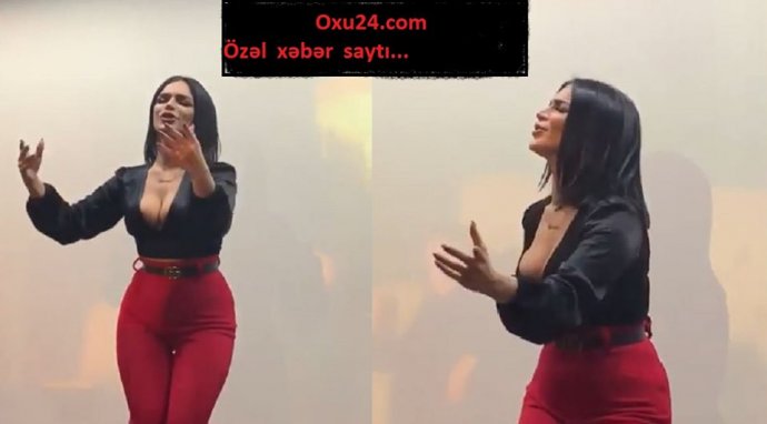 Bakıda qızın ehtiraslı rəqsi:Sinəsi açıldı+VİDEO