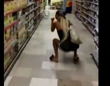 Bakıda marketdə qız elə hərəkətlər etdi ki: Biabırçı VİDEO
