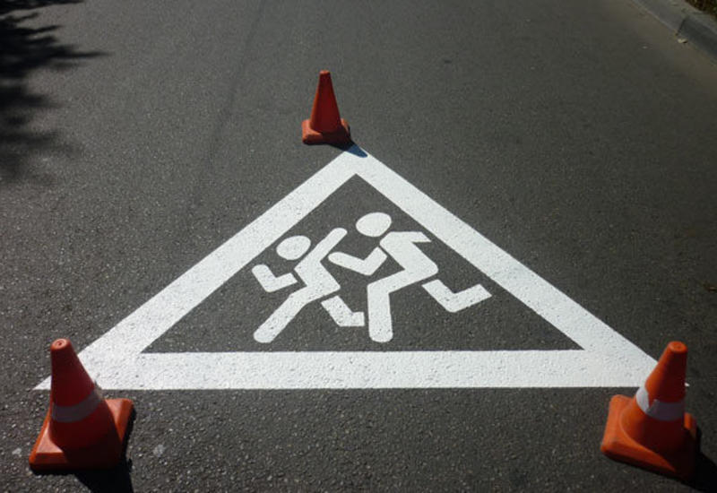 В Баку автобус сбил женщину