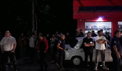 Gürcüstanda polislə yerli azərbaycanlılar arasında qarşıdurma - TUTULANLAR VAR