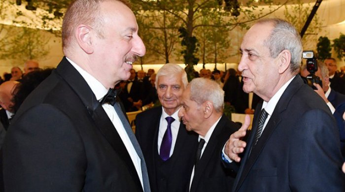 Prezident və xanımı Rasim Balayevlə görüşüb