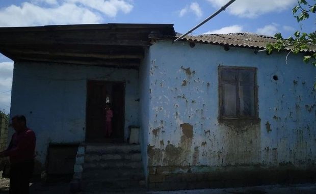 Xaçmaza yağan dolu yaşayış evlərinə ziyan vurub - FOTO