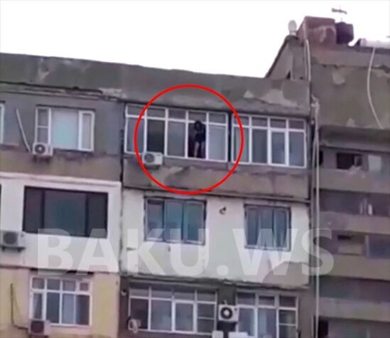 Bakıda intihar etmək istəyən qadının ŞOK görüntüləri – VİDEO