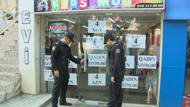 Bakıda mağazalardan oğurluq edən yeniyetmə saxlanıldı