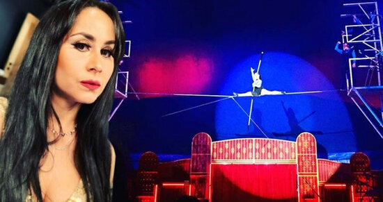 Sirkdə faciə - Qadın akrobat hündürlükdən yıxılaraq can verdi - VİDEO