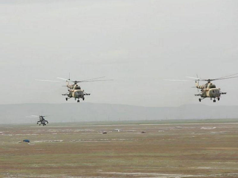 Azərbaycan Ordusunun helikopterləri Türkiyədə tapşırıqlar icra edib - FOTO - VİDEO