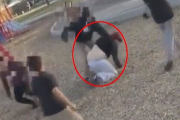 Uşaqlar parkda dəhşət saçdı - VİDEO