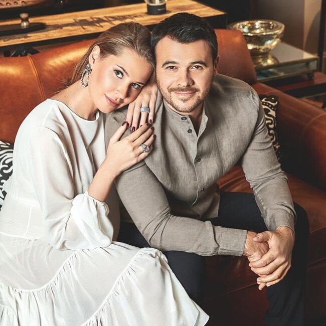Emin Ağalarov xanımı ilə Bakıda - FOTOLAR