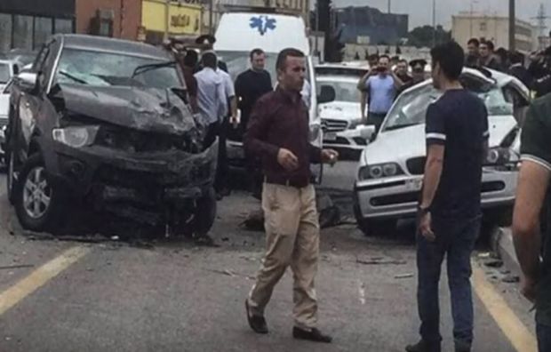 Ata və oğulun öldüyü dəhşətli qəzanın görüntüləri yayıldı - VİDEO