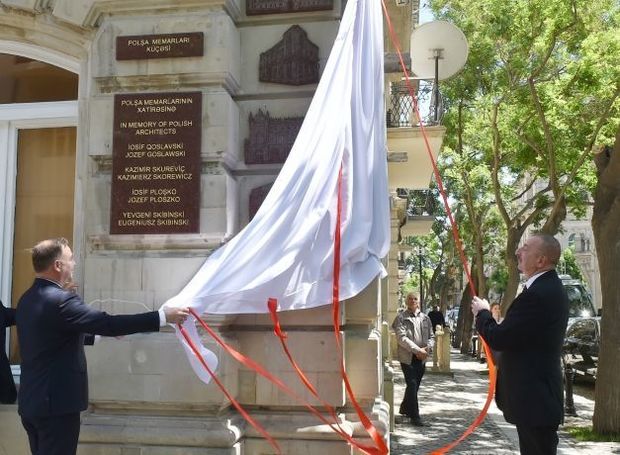 İlham Əliyev və polşalı həmkarı Bakıda açılışda - YENİLƏNİB + FOTO