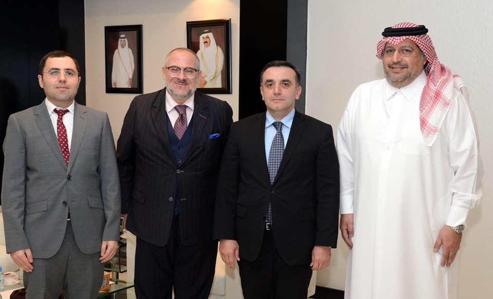 Azərbaycan Respublikasının Qətər Dövlətindəki fövqəladə və səlahiyyətli səfiri Faisal Al Mudahka ilə görüşüb