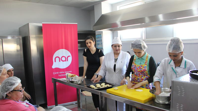 “Nar”eşitmə məhdudiyyətli insanların peşəyə yiyələnməsinə dəstək olur