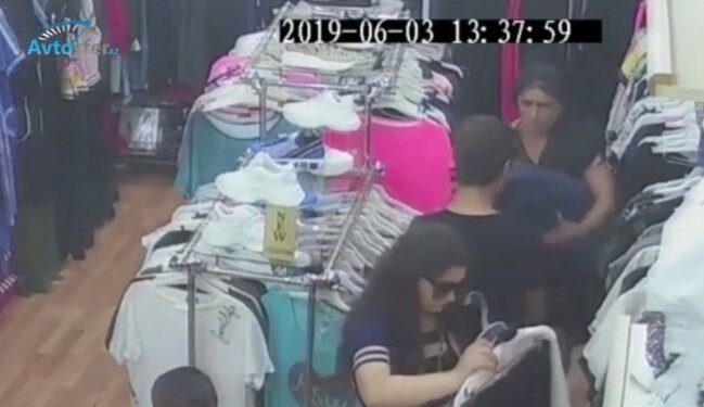 Bakıda ŞOK oğurluq: mütəşəkkil dəstə dükanı belə soydu - REAL VİDEO