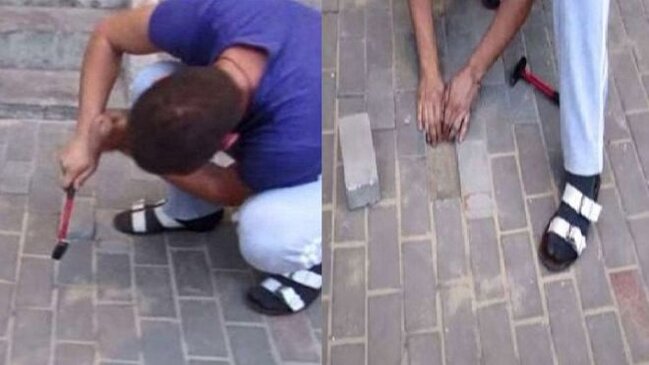 Səs gələn tərəfə getdi - Bu daşı qaldıranda inanılmaz hadisə baş verdi / FOTOLAR