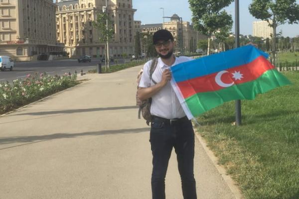 Ramin Hacılı Qarabağa piyada yürüşə başladı: 