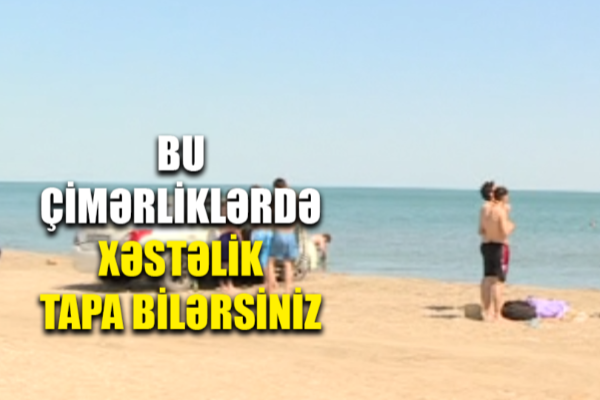 İstifadəsi tövsiyə olunmur, amma Şıx çimərliyinə gələnlər var - VİDEO