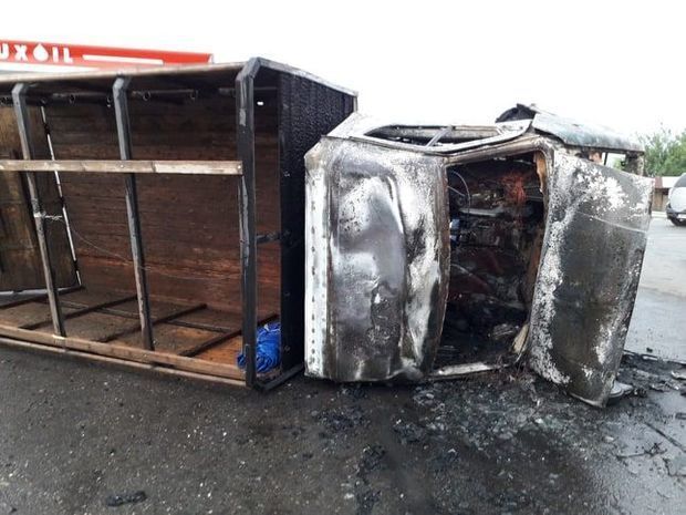 Bərdədə dəhşətli qəza - ölən var