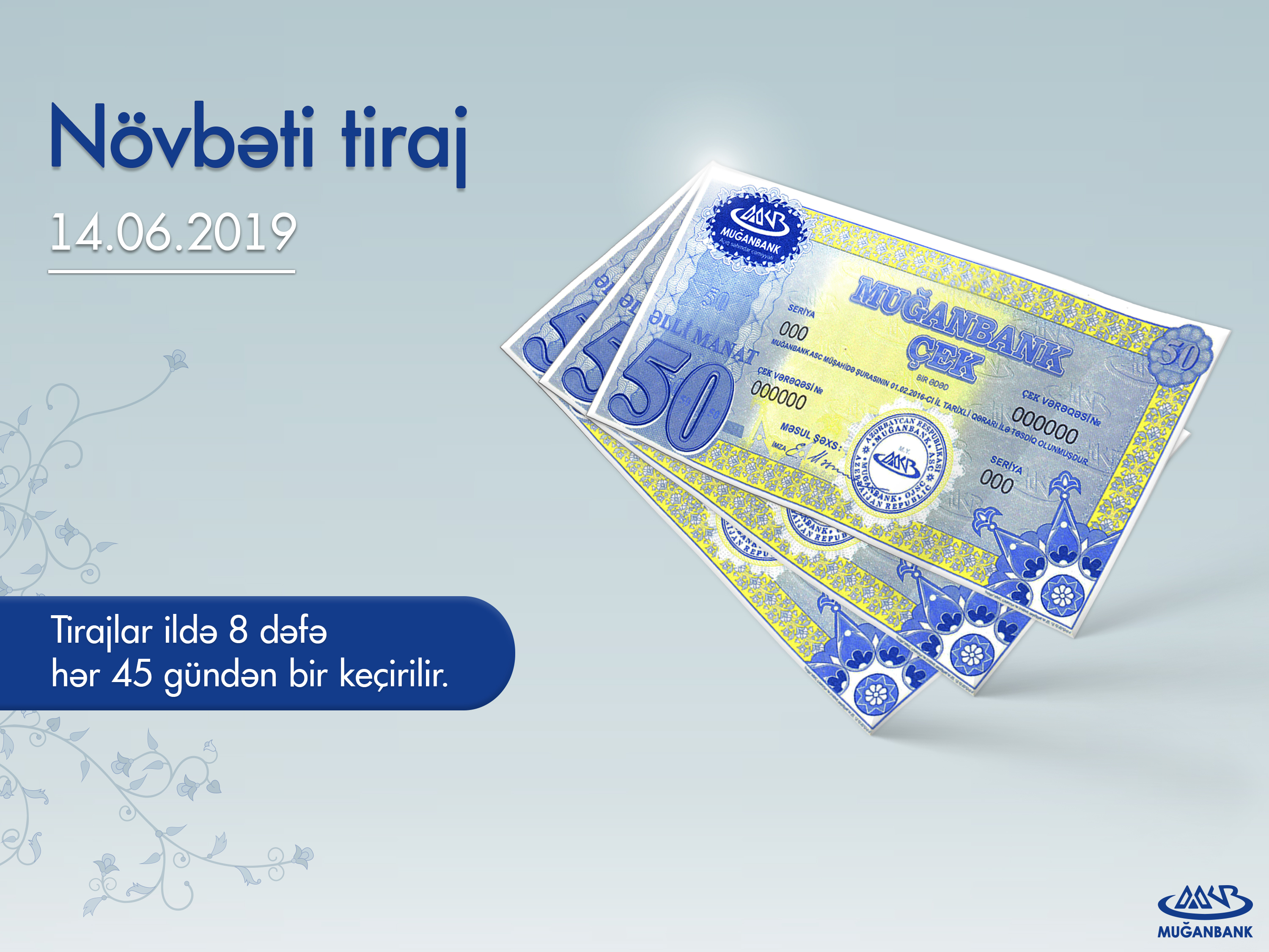 Muğanbankda 10 000 manata kimi udmaq şansı: 26-ci tiraj