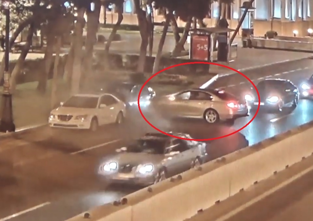 Bakıda yuxulu sürücü görün nə etdi - HADİSƏ ANI (VİDEO)