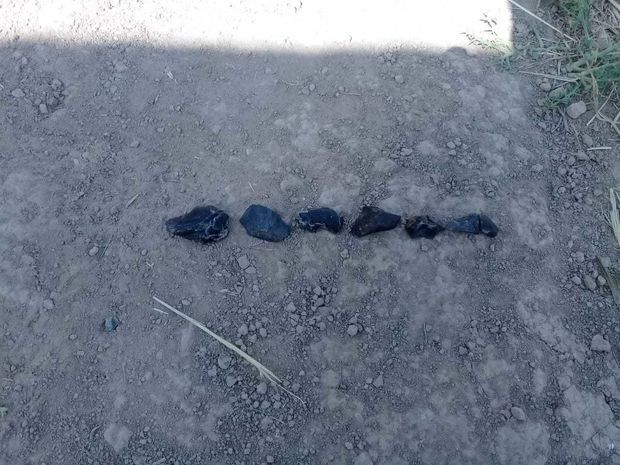 Ermənilərin mövqelərimizi minaatanlardan atəşə tutduğunun sübutu - FOTO