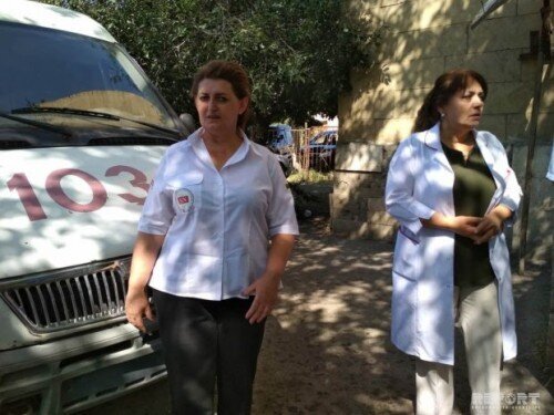 Bərdədə tibb işçilərini döyən şəxs tutuldu