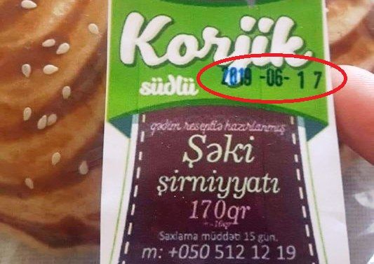 Sabah istehsal olunmalıdır, amma satışa çıxarılıb — Marketlərdə daha bir SAXTA MƏHSUL (FOTO)