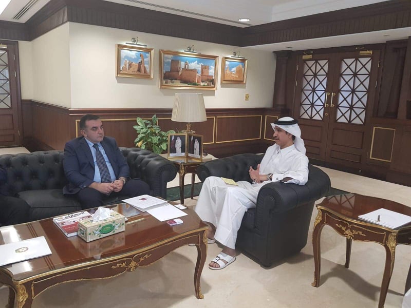 Rəşad İsmayılov Qətər Dövlətinin Gömrük Baş İdarəsinin sədri ilə görüşüb