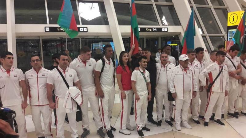 Azərbaycan idmançıları II Avropa oyunlarına yola salındı - FOTO