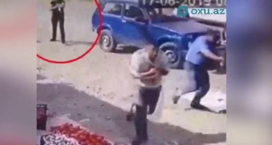 Появились видео кадры стрельбы на рынке в Агстафинском районе – ОБНОВЛЕНО - ВИДЕО