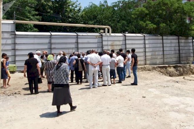 Sakinlər Bakıda aksiya keçirdilər – Fotolar