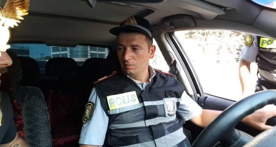 В Баку провели социальный эксперимент с участием дорожной полицией - ВИДЕО