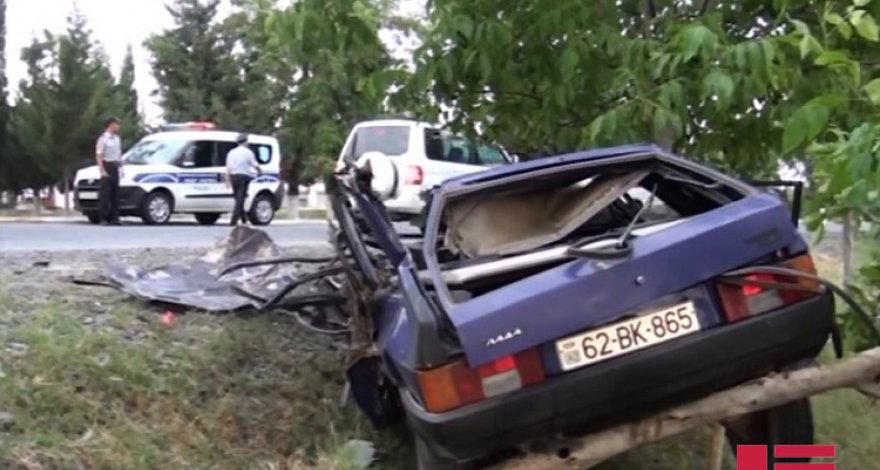 Тяжелое ДТП в Загатале: 2 погибших, 1 раненый - ФОТО