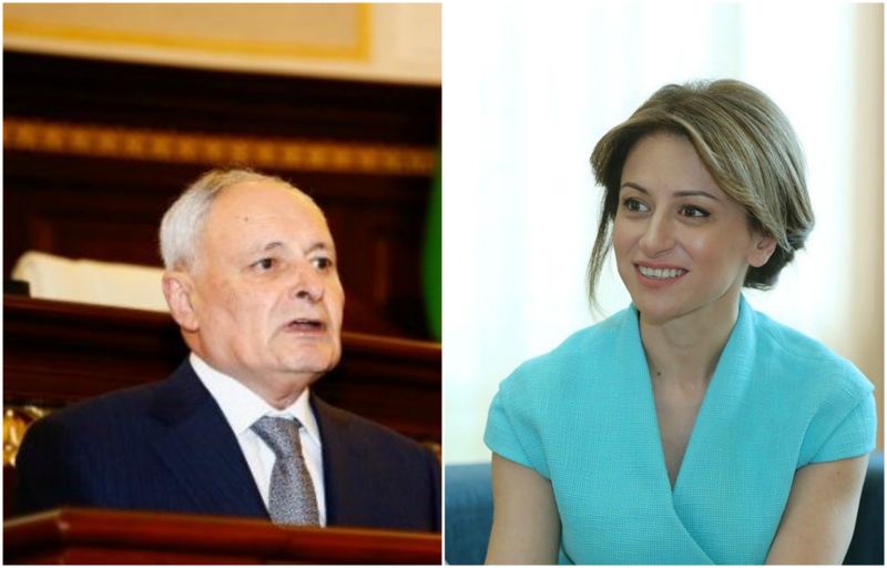 Oqtay Şirəliyevin nəvəsi yaşında olan yeni gürcü həmkarı — FOTOLAR