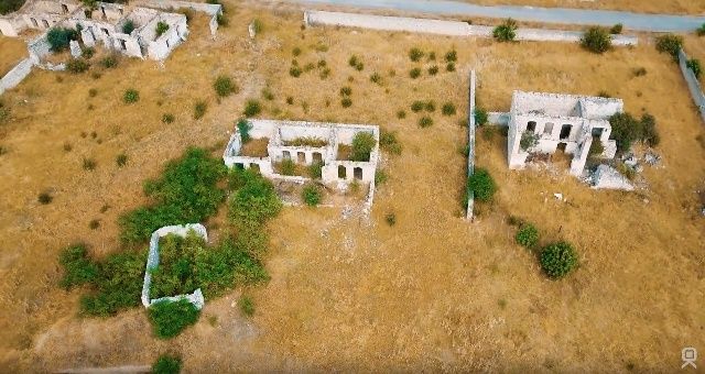 Ermənilər viran qoyduqları Ağdamın ən son görüntülərini yaydılar — FOTOLAR