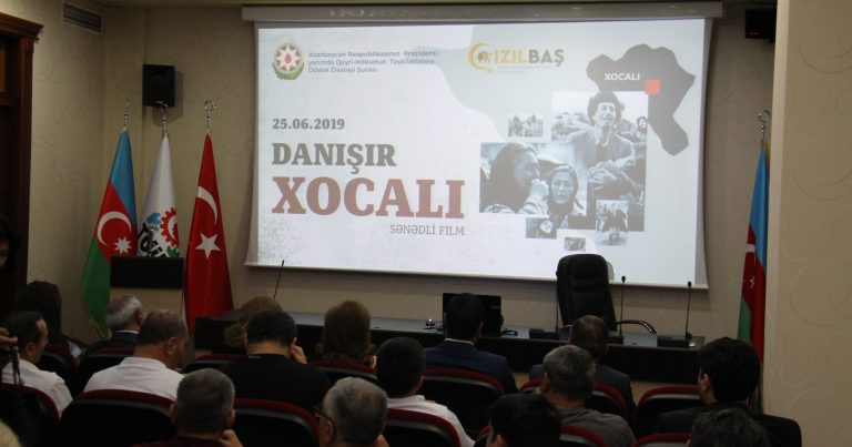 “DANIŞIR XOCALI” sənədli filmi təqdim olunub - FOTOLAR