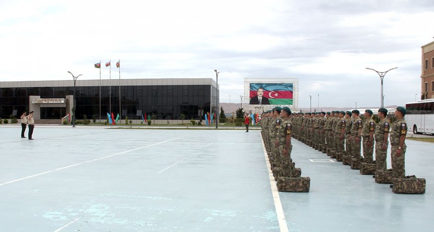 Группа азербайджанских миротворцев вернулась из Афганистана - ВИДЕО