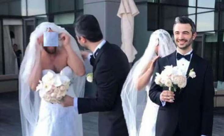 TOY GECƏSİ İNANILMAZ HADİSƏ: Gəlinin duvaqını qaldıran bəy ŞOKA DÜŞDÜ - VİDEO